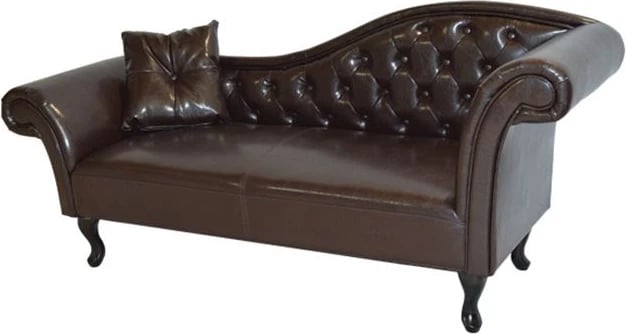 Reel Chesterfield Niovi, ngjyrë kafe e errët, krahu i djathtë, FH3008.01, 190x61x84cm