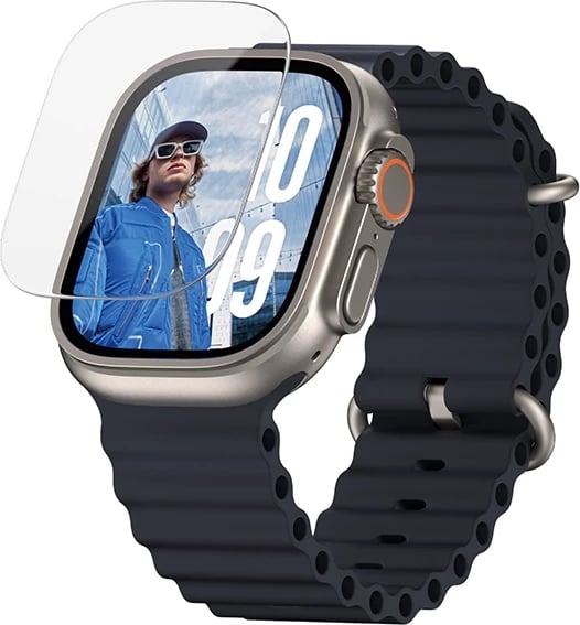 Mbrojtës ekrani PanzerGlass për Apple Watch Ultra 2, xham i temperuar, Transparent