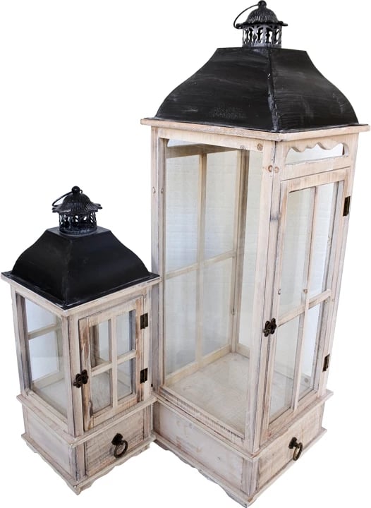 Fenerë Jaxon Inart set prej 2 copash alumini, ngjyrë e bardhë e larë