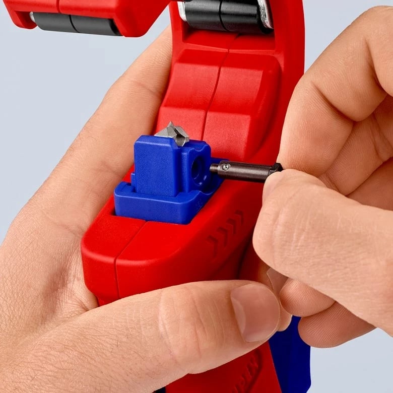 Prerës tubash manual Knipex 90 23 01 BK, Blu
