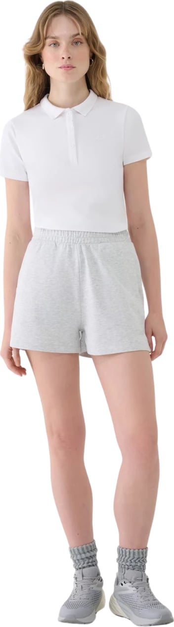 Maicë polo për femra 4F, e bardhë