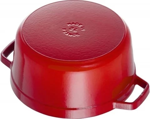 Cocotte ZWILLING, 18 cm, gize, e kuqe