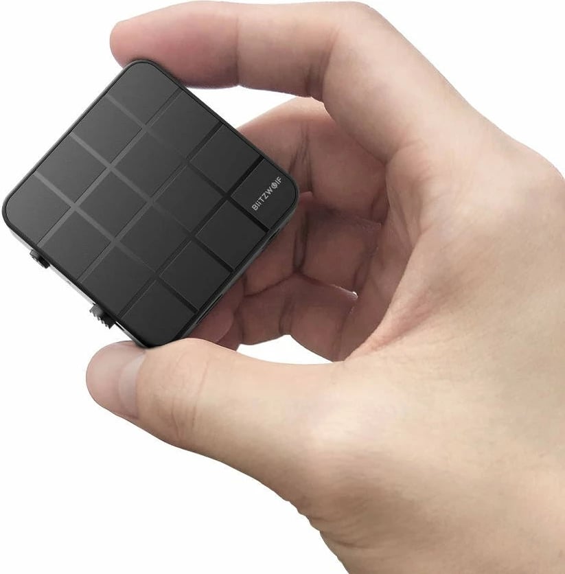 Transmetues/Marrës Bluetooth BlitzWolf BW-BL2, Bluetooth 5.0, i zi