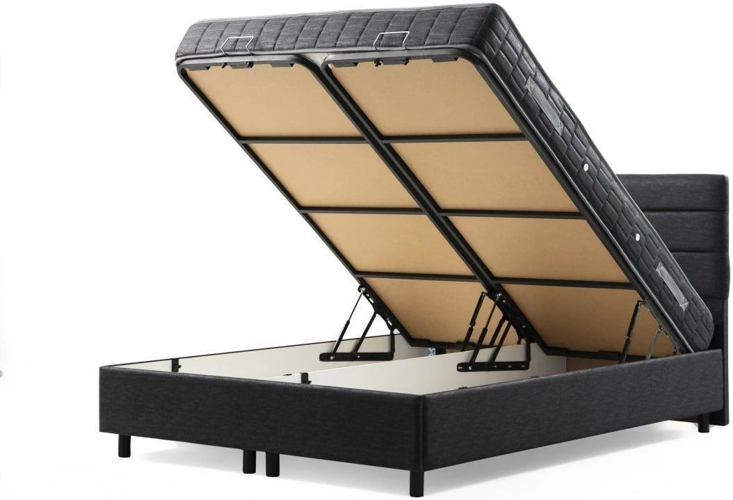 Bazë dhe shtrat dopio me taban, Skye Decor, Motya, 150x200, antracit