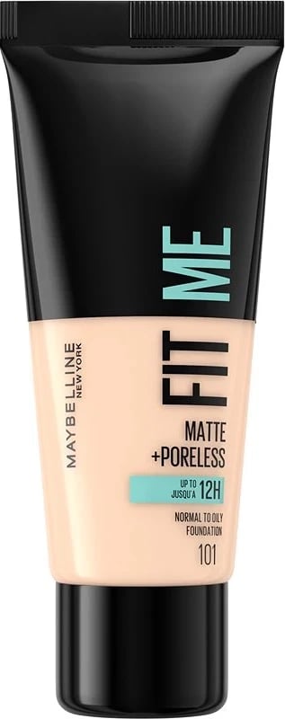 Krem pudër Maybelline Fit Me, Matte+Poreless, no.101, 30ml