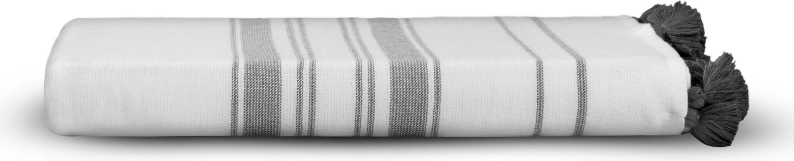 Peshqir duarësh Mijölnir, me vija njanëshe, bardh e zi Peshqir duarësh Mijölnir, me vija njanëshe, bardh e zi