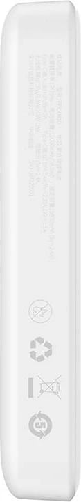 Powerbank Baseus Magnetic Mini 10000mAh, USB-C 20W, MagSafe, e bardhë