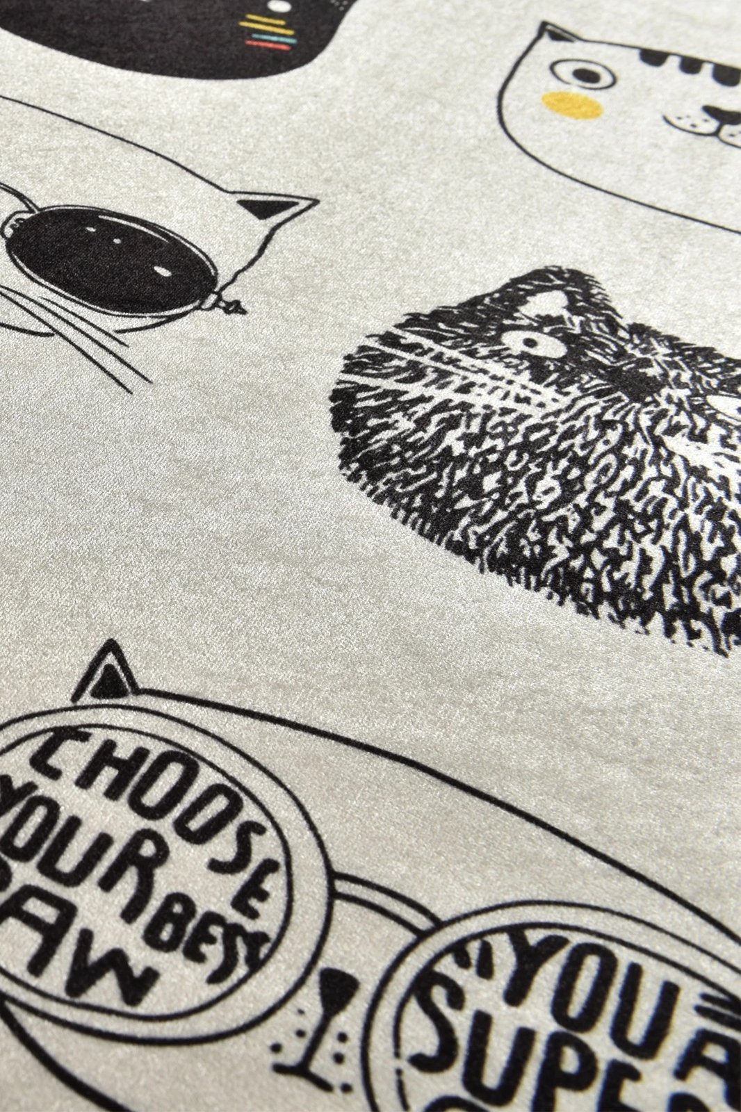 Tapet banje Mijölnir, Cutie Djt, shumëngjyrësh, 100 cm