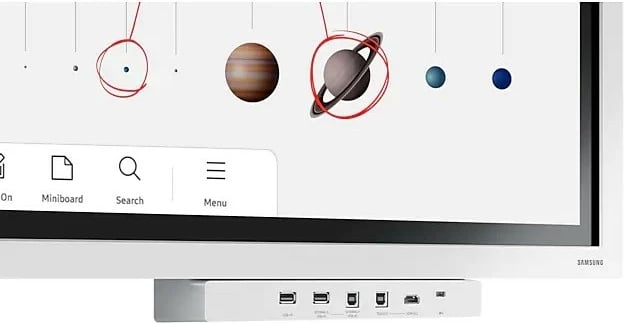 Zgjerues portesh Samsung CY-TF65BBCXEN për Flip PRO WM55B/WM65B, i bardhë