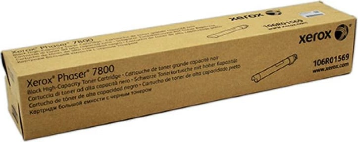 Toner, Xerox, Phaser 7800 106R01569, kapacitet 24,000 faqe, e zezë