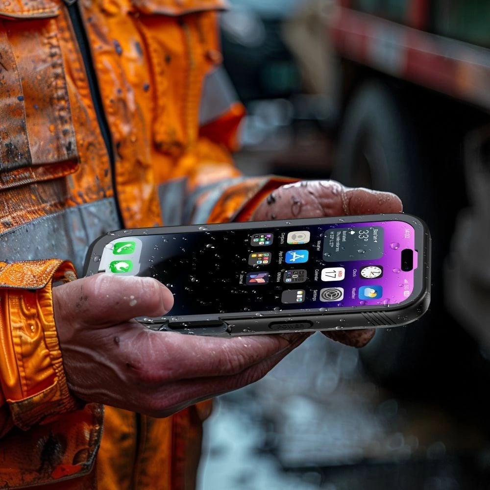 Mbështjellës Tech-Protect ShellBox MagSafe IP68 për iPhone 16 Pro, i zi