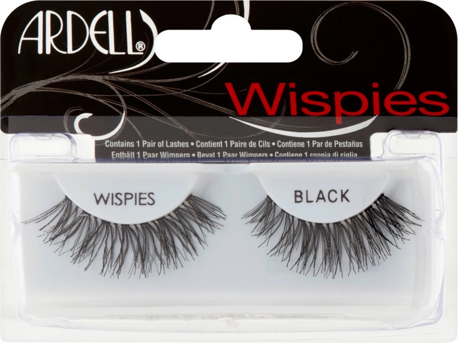 Qerpikë Ardell Wispies, të zinj