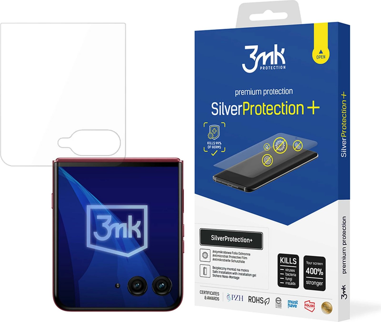 Film mbrojtës 3mk SilverProtection+ për Motorola Razr 60 Ultra