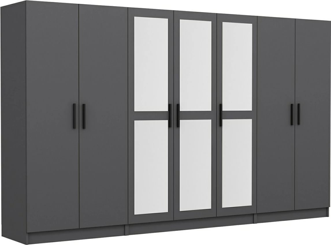 Dollap Skye Decor, anthracite, 315x190x52cm