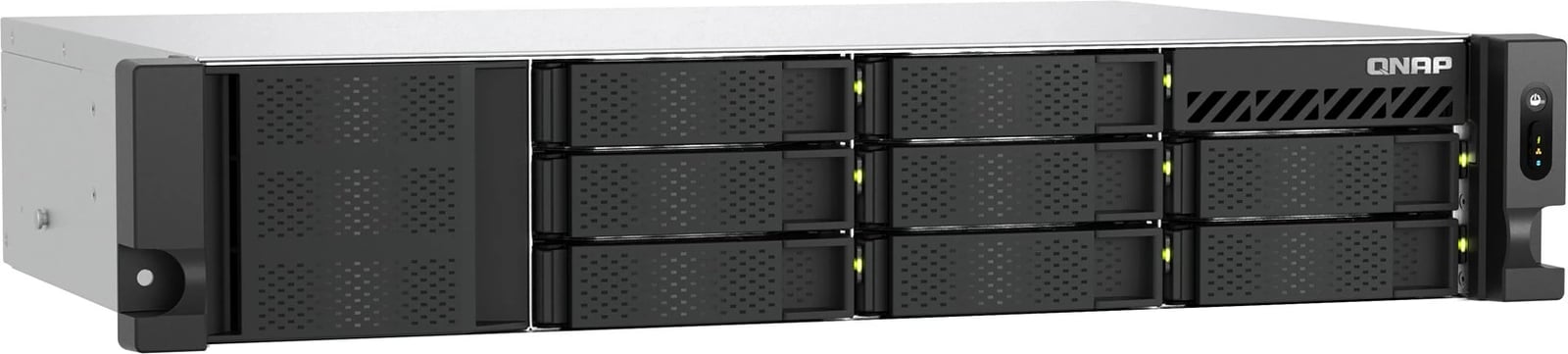 NAS server QNAP TS-855eU-8G, 2U, 8x2.5"/3.5" SATA, Intel Atom C5125, 8GB RAM, 2x2.5GbE, i zi