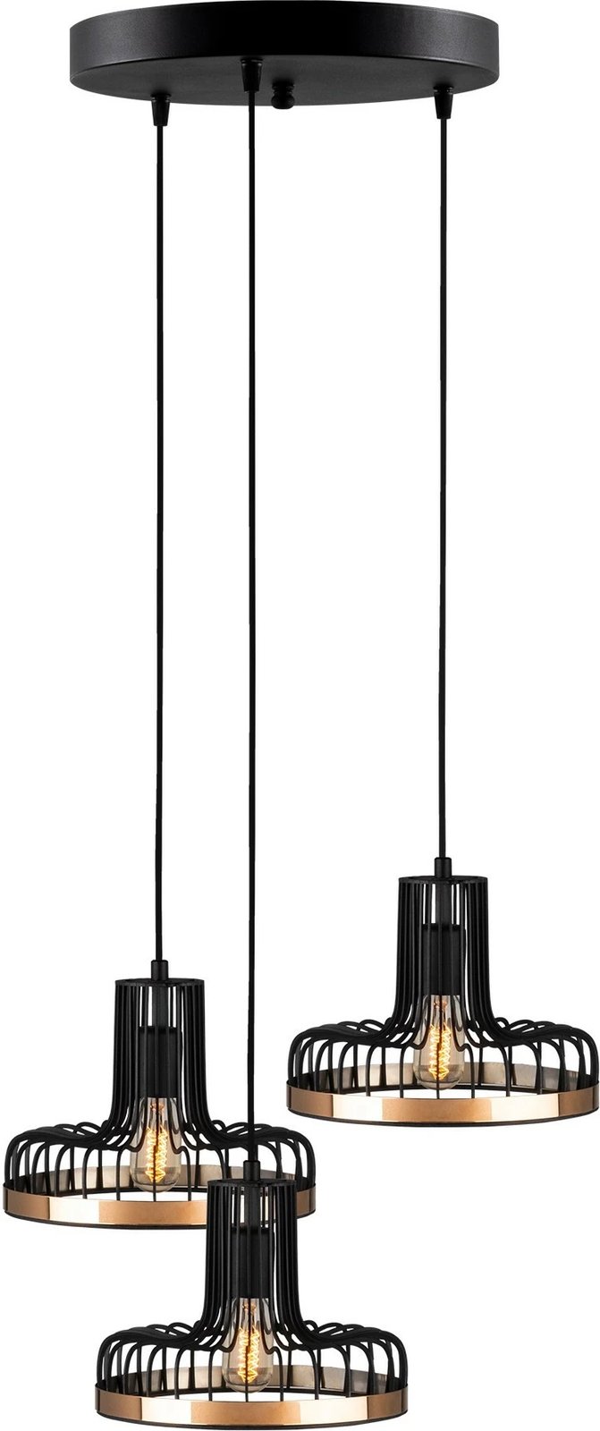 Llambë tavani Opviq, Fellini - MR - 776, e zezë dhe bakri