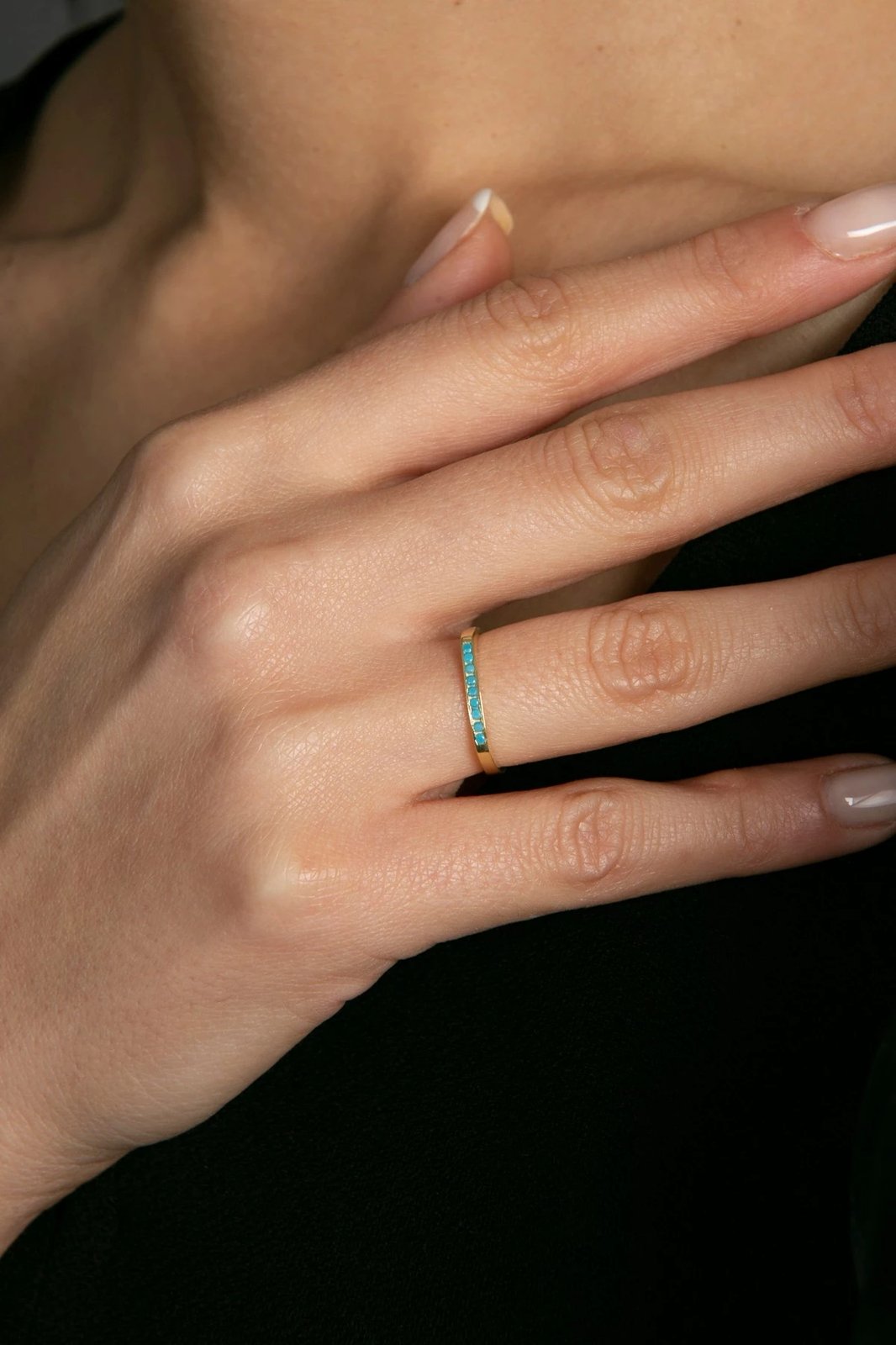 Unazë argjendi Elika Silver, ngjyrë ari, FA182941A