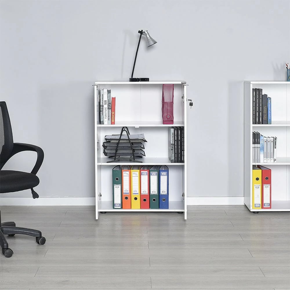 Raft librash Skye Decor, Rkt-332-Dd-1, ngjyrë e bardhë diamant