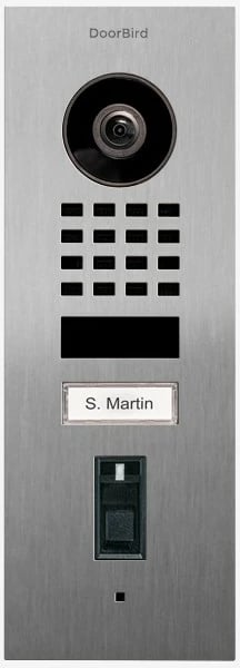 Kamerë dere DoorBird D1101FV, 1080p, kënd ultra i gjerë, çelik inox