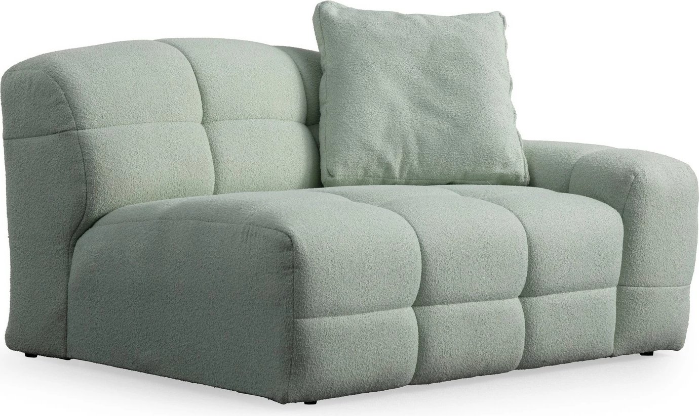 Divan treshe Pescara Lounge, ngjyrë jeshile e çelët, Atelier del Sofa