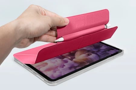 Mbështjellës LAUT Huex Folio me mbajtëse për Apple Pencil për iPad 10.9" (10 gen.), Rozë
