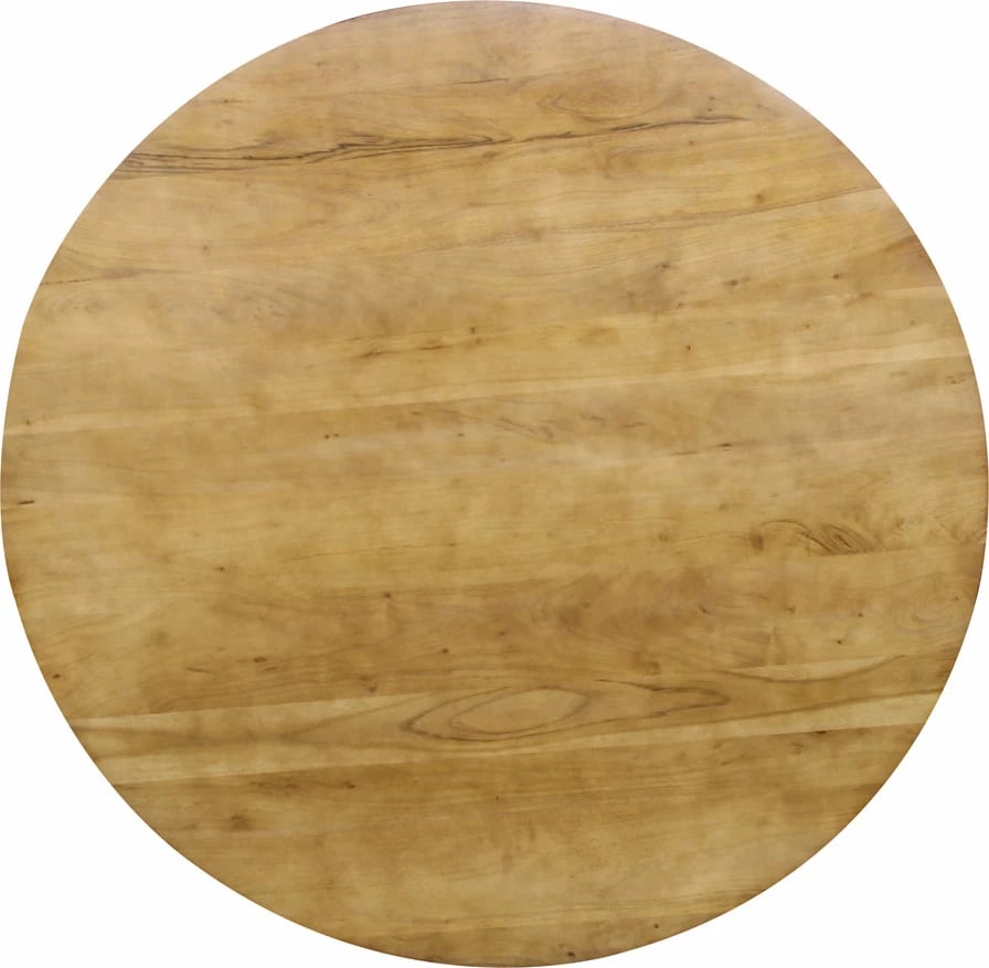 Tavolinë e rrumbullakët TORRE, ngjyrë arre, 130x130x76cm