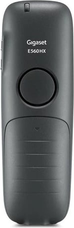 Telefon Gigaset E560HX, Analog/DECT, Mbajtës pa tela, Gri, Argjend