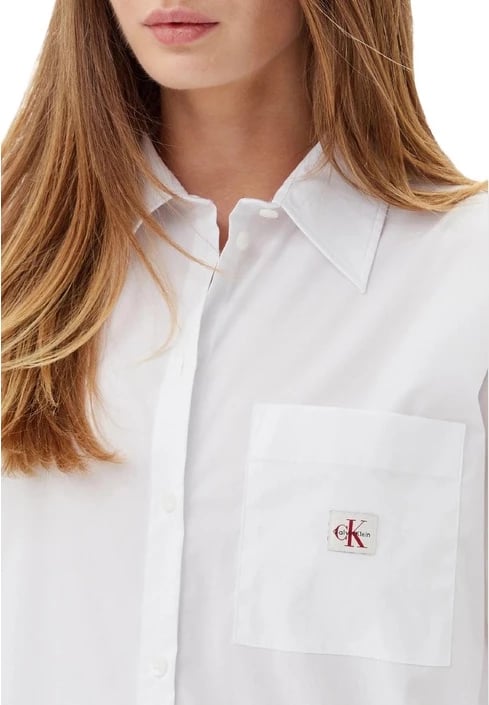 Këmishë femra Calvin Klein Jeans e bardhë