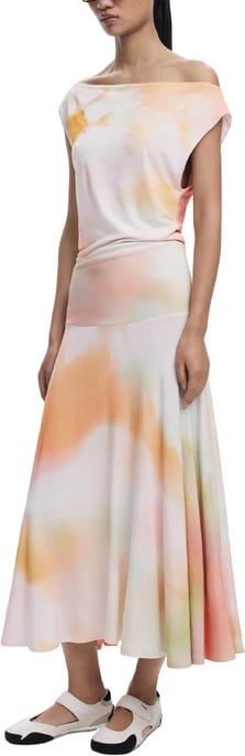 Fustan Desigual femra portokalli