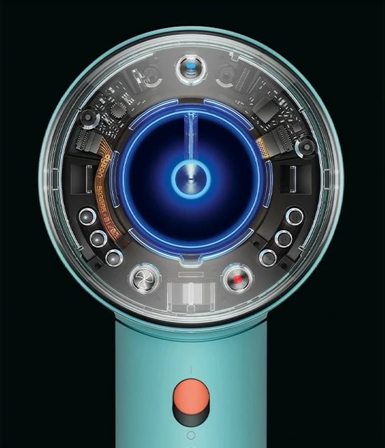 Tharëse flokësh Dyson Supersonic Nural, 1600 W, 13.3 l/s, Blu, Portokalli Tharëse flokësh Dyson Supersonic Nural, 1600 W, 13.3 l/s, Blu, Portokalli