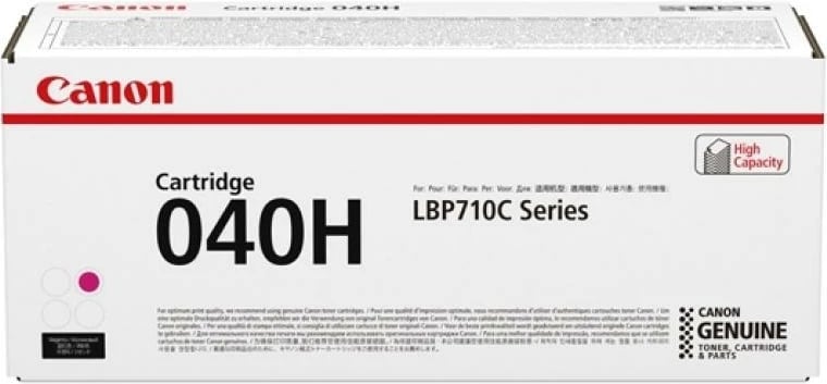 Toner Canon 040H (0457C001/0457C002) kapacitet i lartë ~10,000 faqe, për i-SENSYS LBP710C Series, magenta