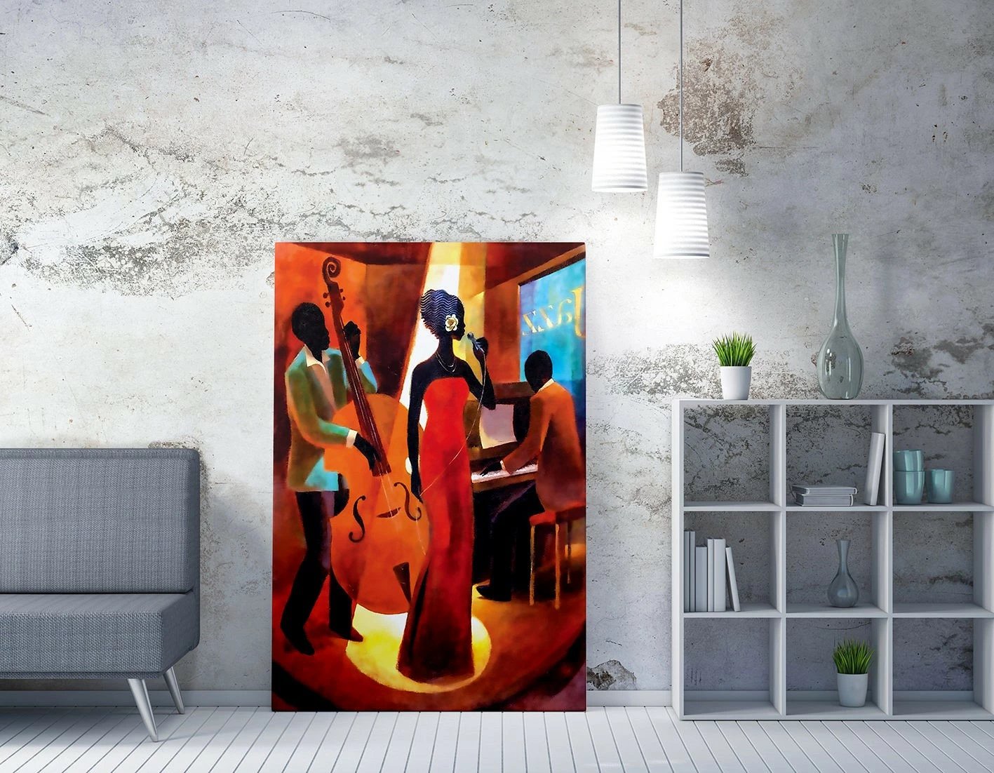 Pikturë dekorative në kanavacë Wallity, WY216, 70x100cm