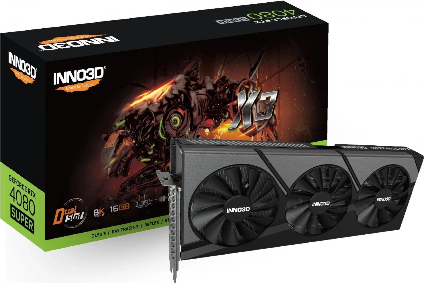 Kartë Grafike Inno3D GeForce RTX 4080 SUPER X3 16GB GDDR6X DLSS 3
