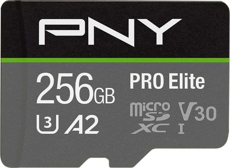 Kartelë memorie microSDXC PNY PRO Elite 256GB me adapter SD