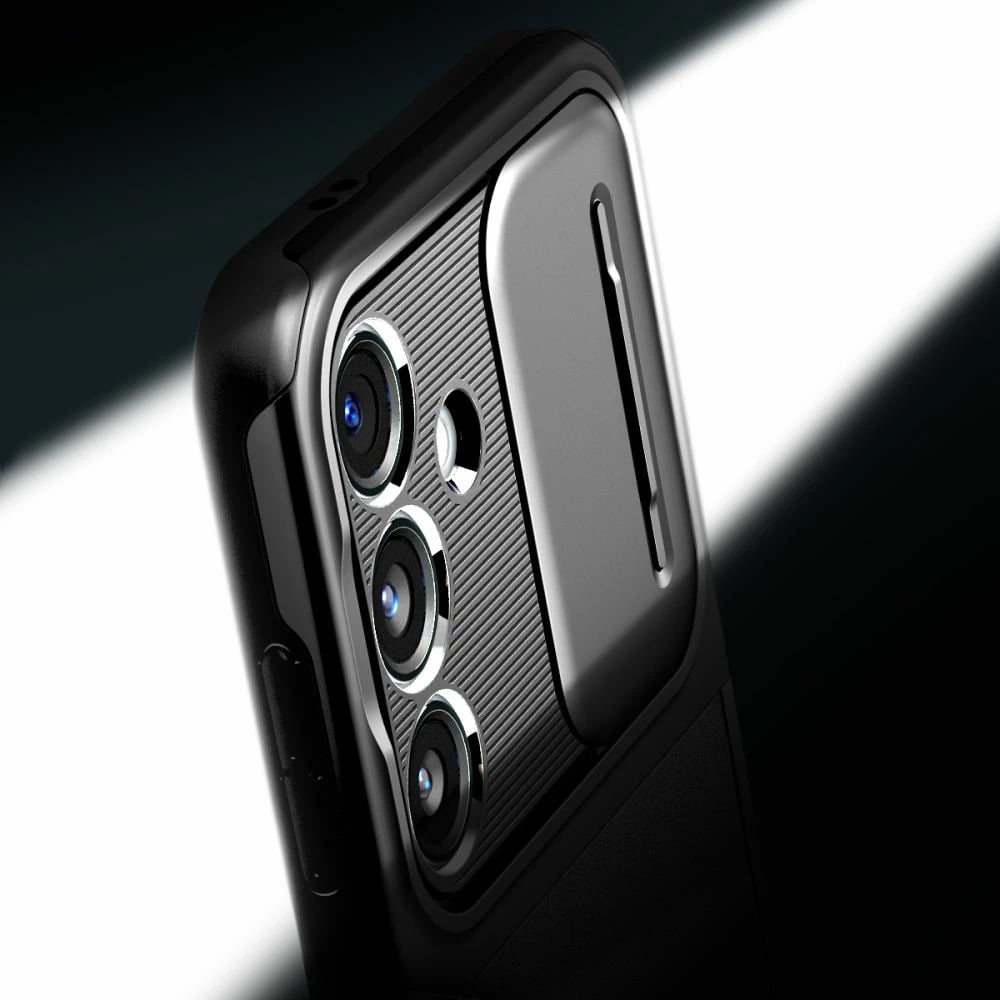 Mbështjellës Spigen Optik Armor për Samsung Galaxy S24, i zi