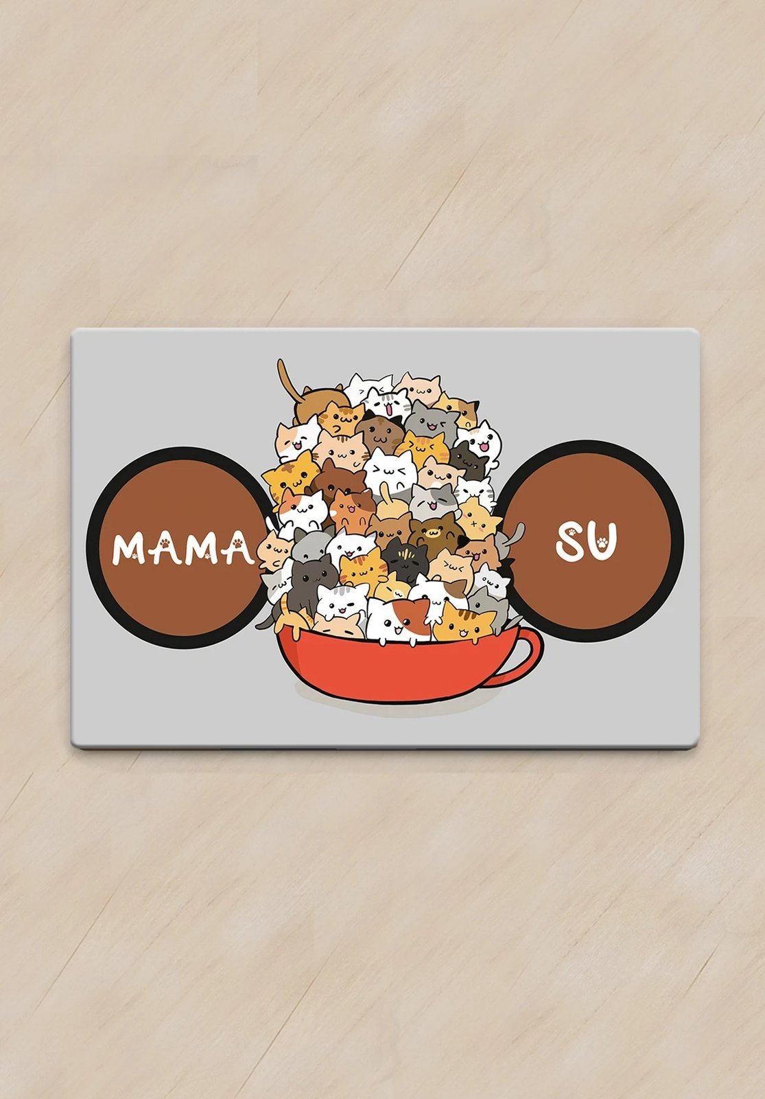 Tapet për rërë mace, shumëngjyrësh, Paws & Whiskers, A Cup Of My Cat, 40x60cm