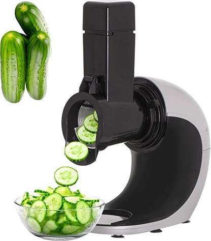 Pajisje kuzhine 3‑në‑1, Adler AD 4131, shtrydhëse e ngadaltë 90–105 rpm, mulli mishi #8 me sita 3/5/7 mm, grirëse perimesh, 150 W, 650 ml