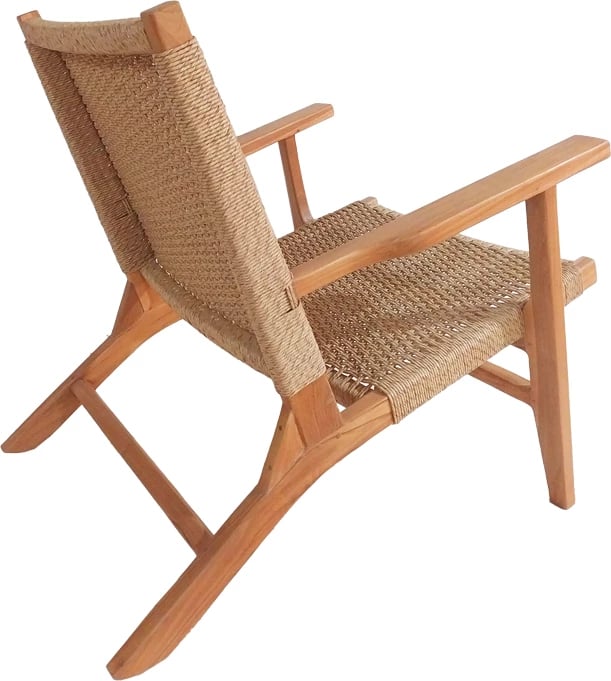 Karrige Crosy dru tik ngjyrë natyrale 71x81x75cm