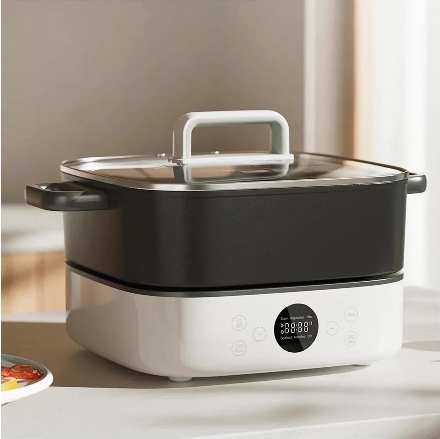 Multicooker Xiaomi Multifunctional Hot Pot Cooker 6L, e zezë