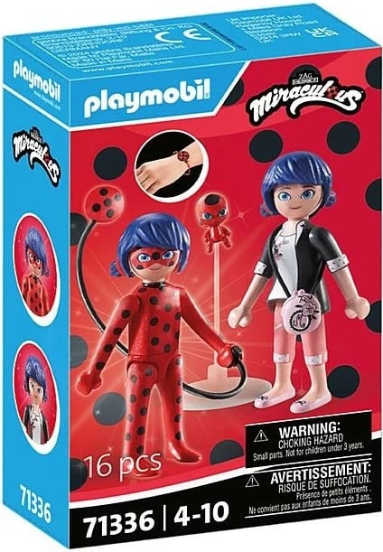 Set figurina Playmobil Miraculum Marinette & Biedronka 71336 me aksesorë
