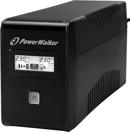 UPS Power Walker VI 650 LCD, 650VA, E zezë