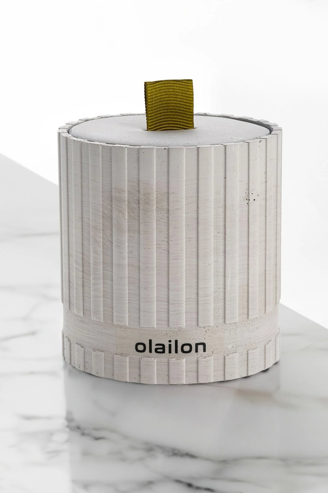 Qiri dekorativ Evila Originals, gri, jeshil, Sutun