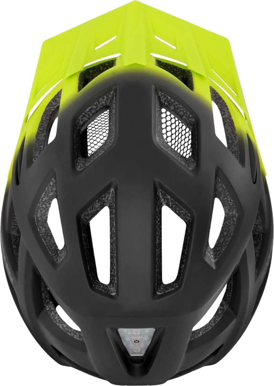 Helmetë biçiklete Spokey unisex, e zezë-e verdhë