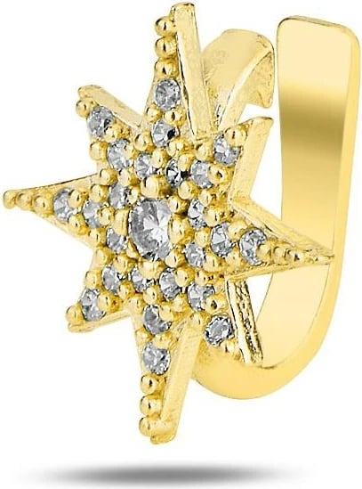 Vathë për kërthizë veshi prej argjendi, ngjyrë ari, Jumeon, SGTL11959