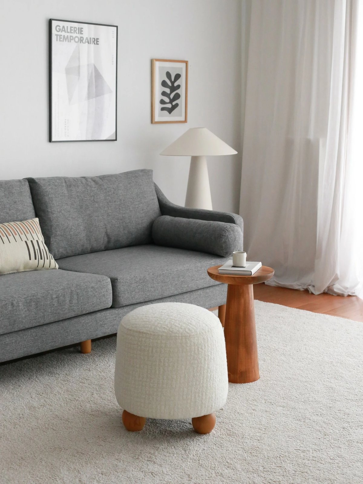 Puf Atelier del Sofa, Fumi, i bardhë