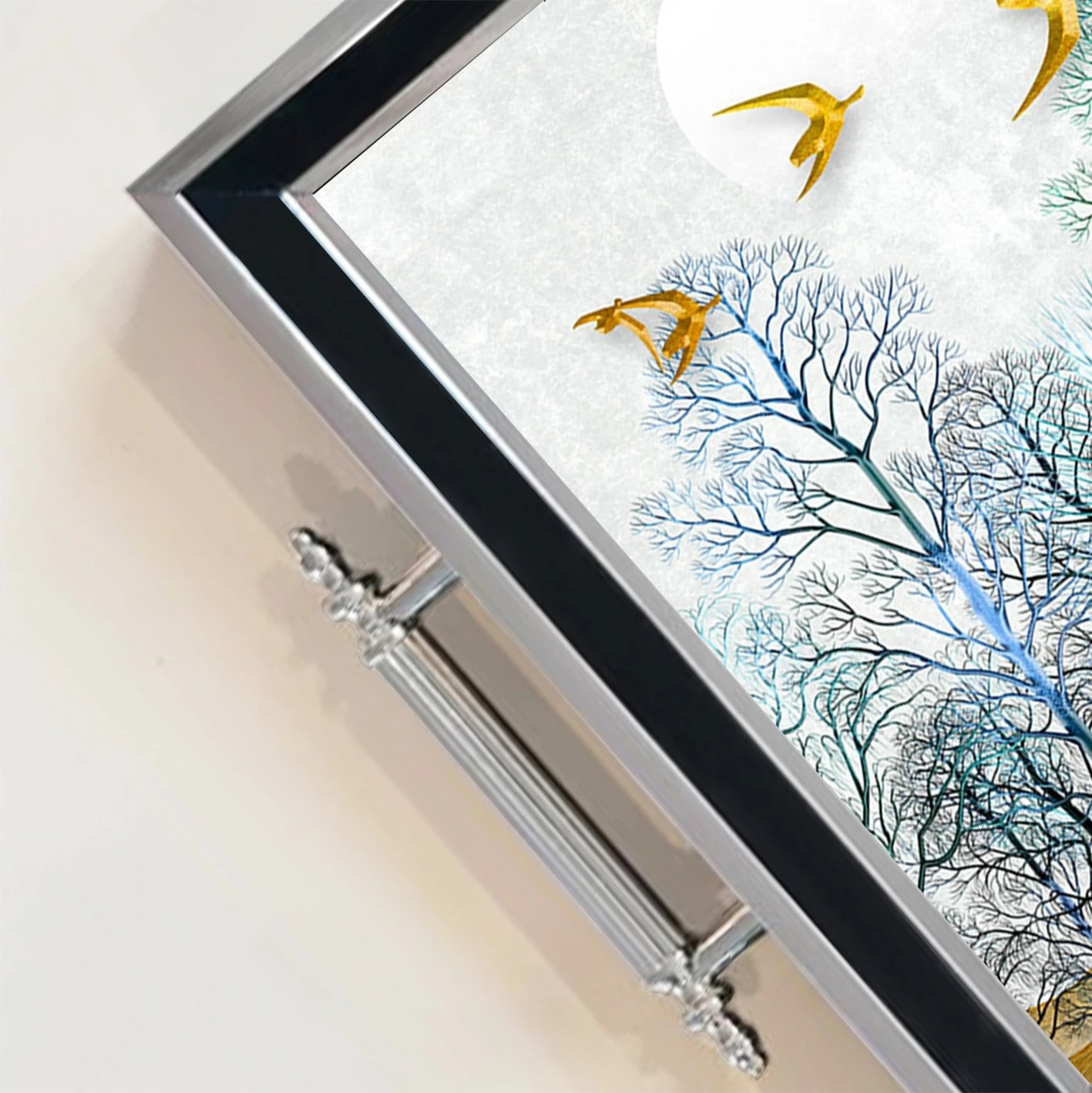 Tabaka qelqi me dizajn Aberto, TPG9940, shumëngjyrëshe Tabaka qelqi me dizajn Aberto, TPG9940, shumëngjyrëshe