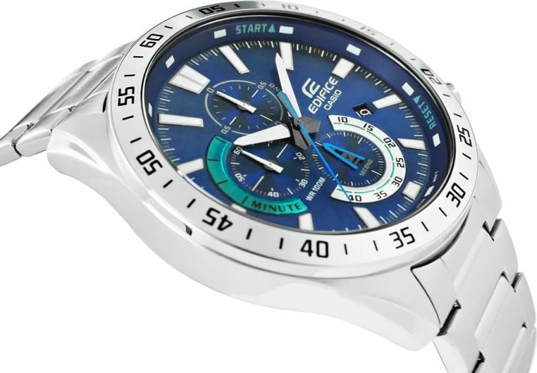 Orë dore për meshkuj Casio, argjendtë