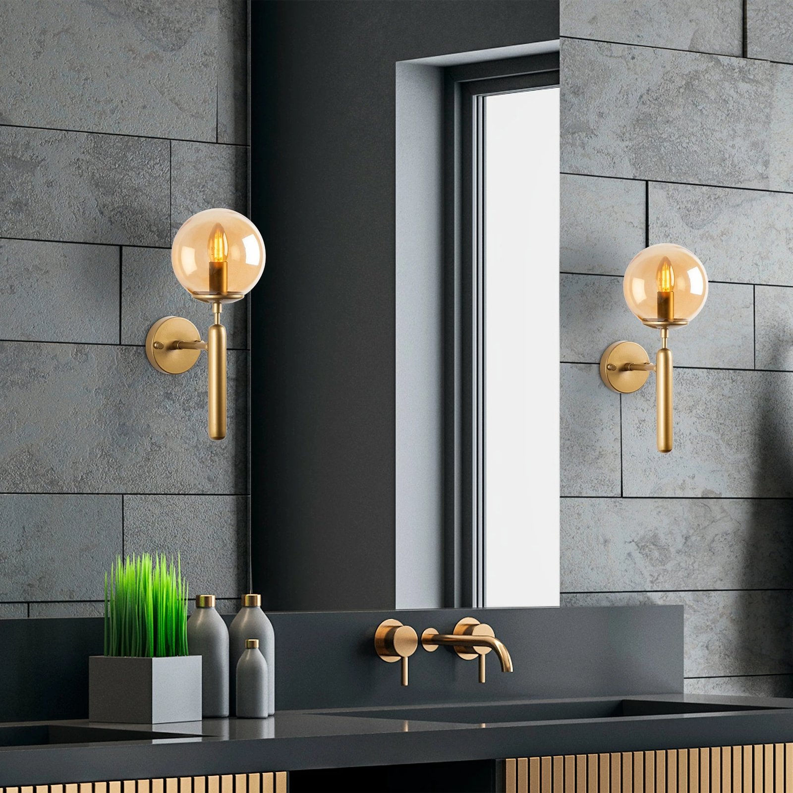 Llambë muri Opviq, King - 11459, ngjyrë ari