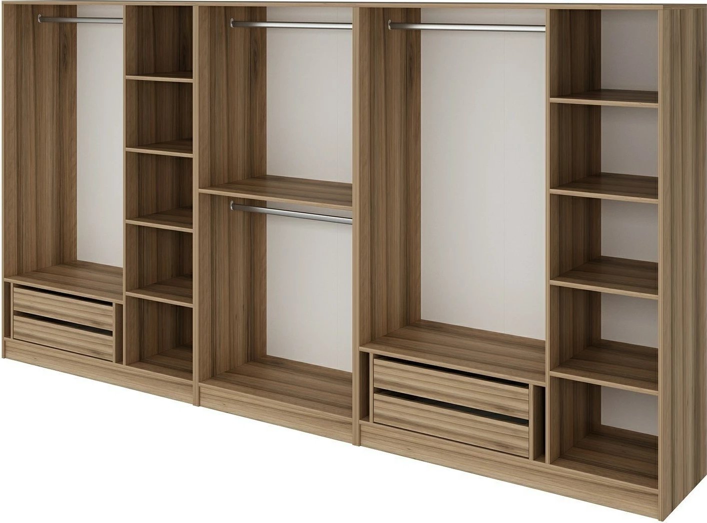 Dollap garderobe Skye Decor, ngjyrë dore, 360x190x52cm