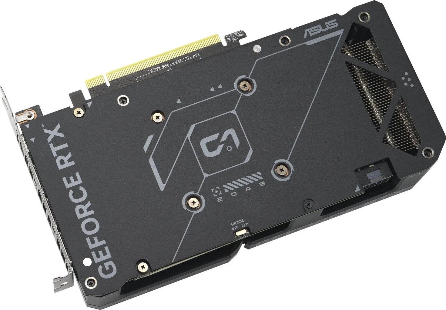 Kartelë grafike ASUS GeForce RTX 4060 Ti DUAL 16GB OC DLSS 3, e zezë